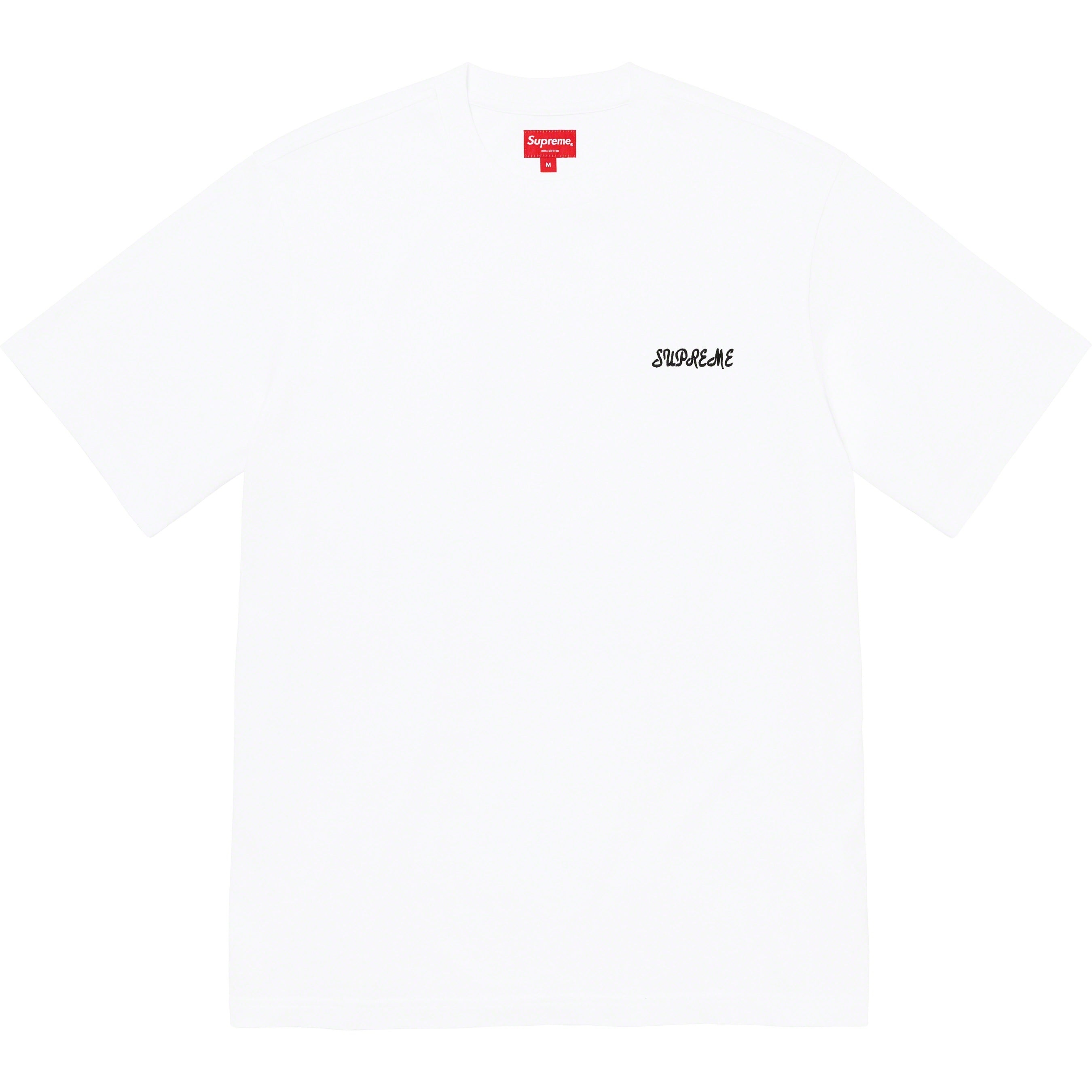 Washed Script S/S Top view 3